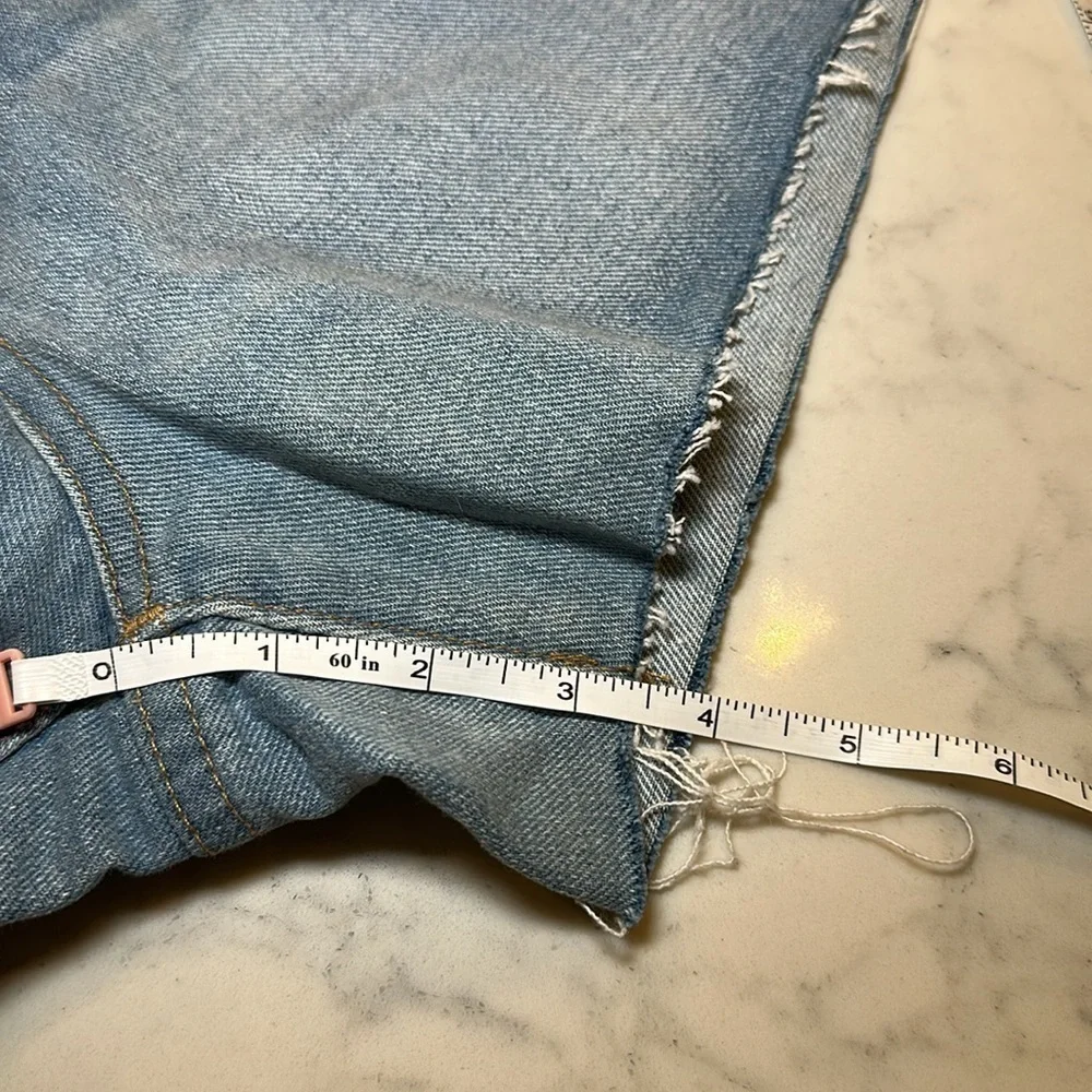 NEW Madewell The Perfect Jean Short Raw Hem Size 29